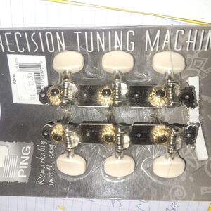 Ping Tuning Machine Heads with Cream and Silver Finish
